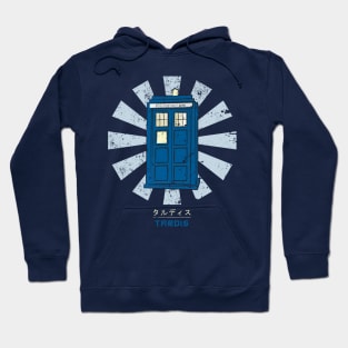 Dr Who Tardis Retro Japanese Hoodie